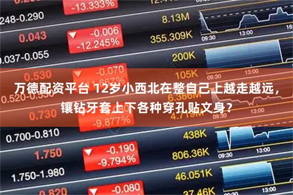 万德配资平台 12岁小西北在整自己上越走越远，镶钻牙套上下各种穿孔贴文身？